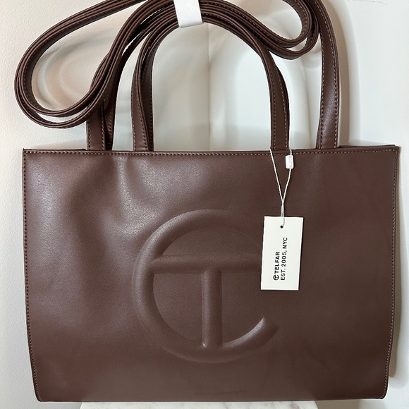 Telfar Medium Chocolate Shopping bag - Picture 1 of 7